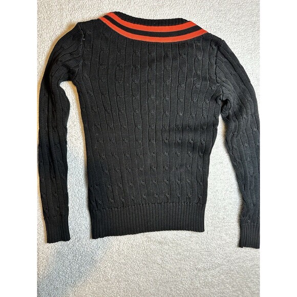 Ralph Lauren Golf Knit Sweater Black Orange Men’s Sz S - Picture 7 of 7